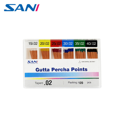 Tandheelkundige endodontie Gutta Percha Punten Taper 02/04/06/F1-F5