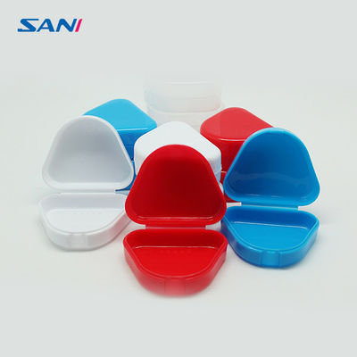 kopen De rode Plastic Mouthguard-Containers van de het Gebithouder van het Containergeval 17g online manufacture