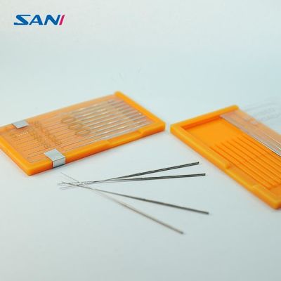 Tandroestvrij staal10pcs/box Spit Met weerhaken Endodontics voor Wortel het Schoonmaken